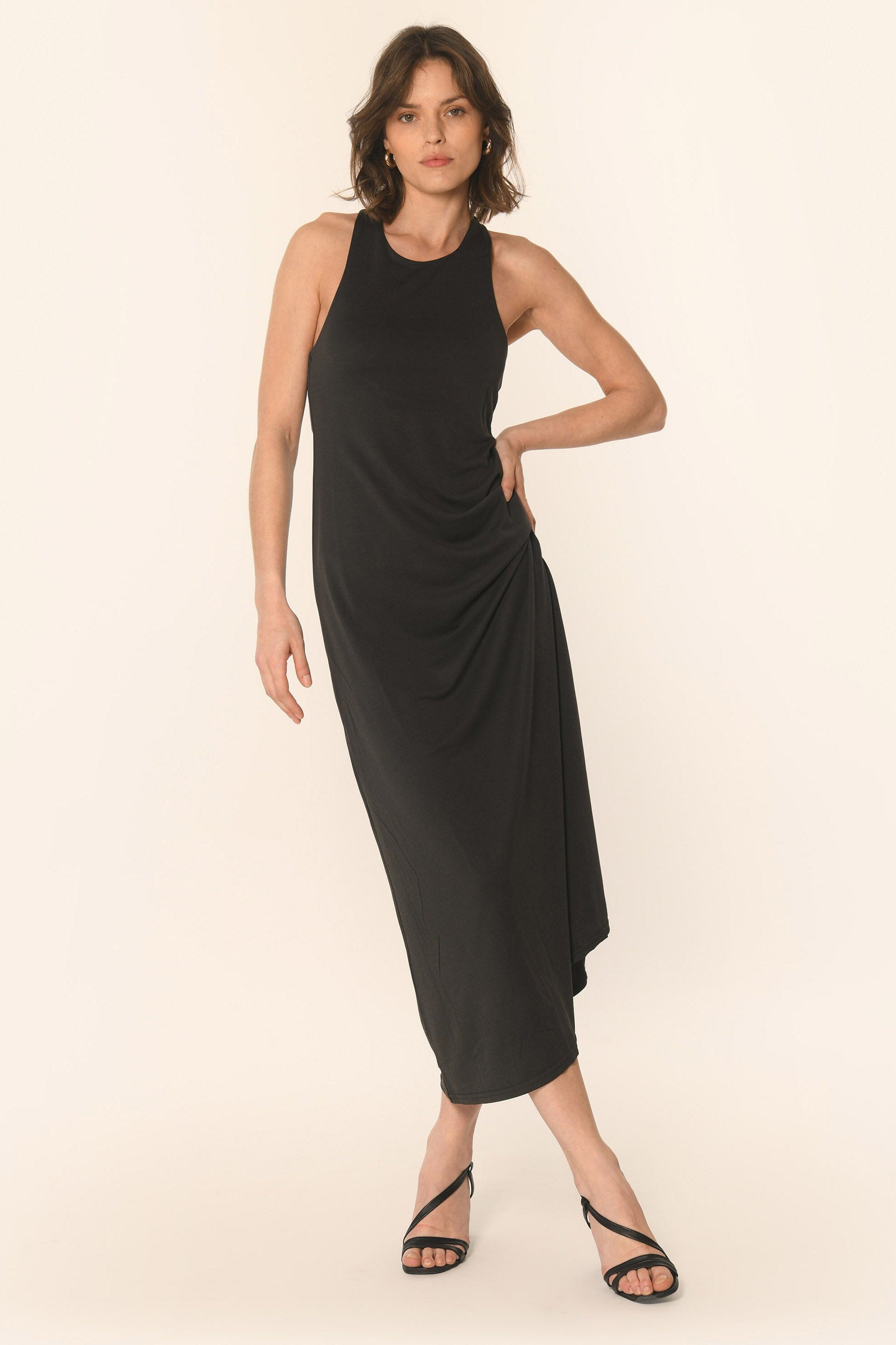 ROBE LONGUE - NOIR - AIKO ROBE NEW KOOKAI Mode Kookai