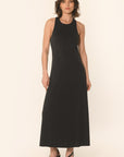 ROBE LONGUE - NOIR - AIKO ROBE NEW KOOKAI Mode Kookai