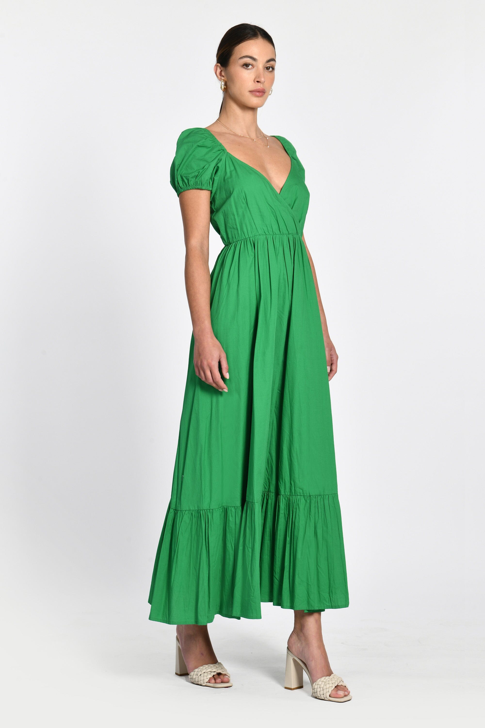 ROBE LONGUE PÉPITE VERT ROBE KOOKAI Mode Kookai