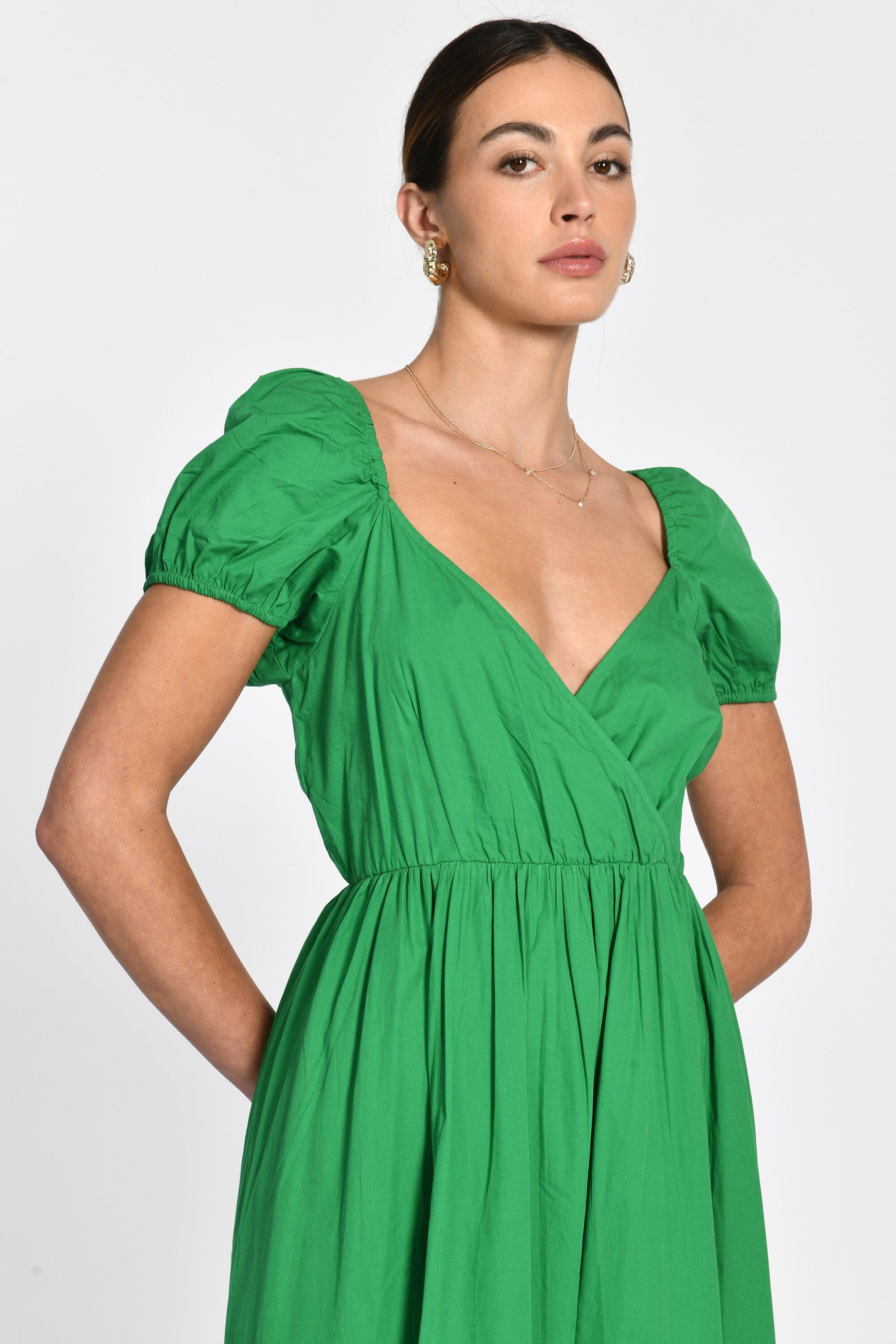 ROBE LONGUE PÉPITE VERT ROBE KOOKAI Mode Kookai