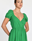 ROBE LONGUE PÉPITE VERT ROBE KOOKAI Mode Kookai