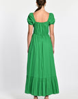 ROBE LONGUE PÉPITE VERT ROBE KOOKAI Mode Kookai