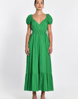 ROBE LONGUE PÉPITE VERT ROBE KOOKAI Mode Kookai