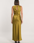 ROBE LONGUE SATIN PATTY BRONZE ROBE KOOKAI Mode Kookai
