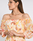 ROBE LONGUE SERENA MULTI BEIGE ROBE KOOKAI Mode Kookai