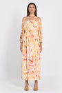 ROBE LONGUE SERENA MULTI BEIGE ROBE KOOKAI Mode Kookai