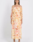 ROBE LONGUE SERENA MULTI BEIGE ROBE KOOKAI Mode Kookai