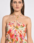 ROBE LONGUE SOPHIE FLORAL MULTICO ROBE NEW KOOKAI Mode Kookai