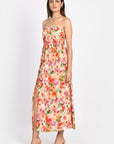ROBE LONGUE SOPHIE FLORAL MULTICO ROBE NEW KOOKAI Mode Kookai