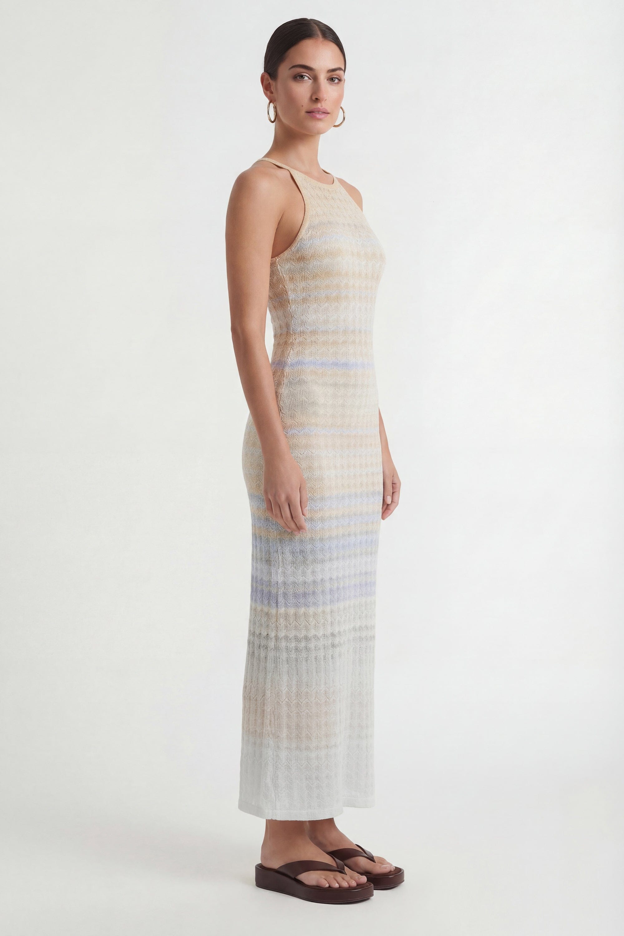 ROBE MAILLE - CYNTHIA - BLEU ROBE NEW KOOKAI Mode Kookai