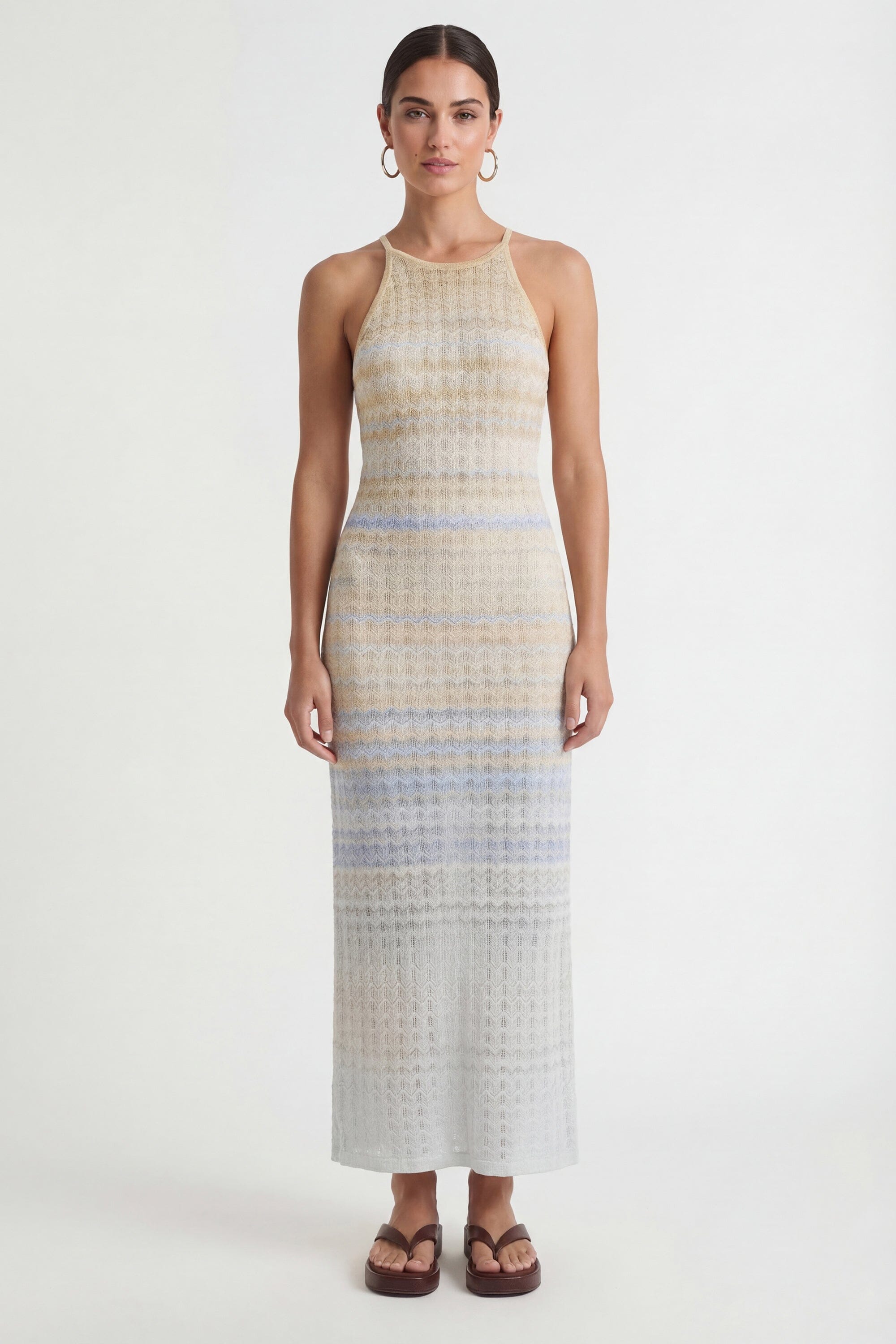 ROBE MAILLE - CYNTHIA - BLEU ROBE NEW KOOKAI Mode Kookai