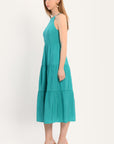 ROBE MIDI - ADELE - CYAN ROBE NEW KOOKAI Mode Kookai