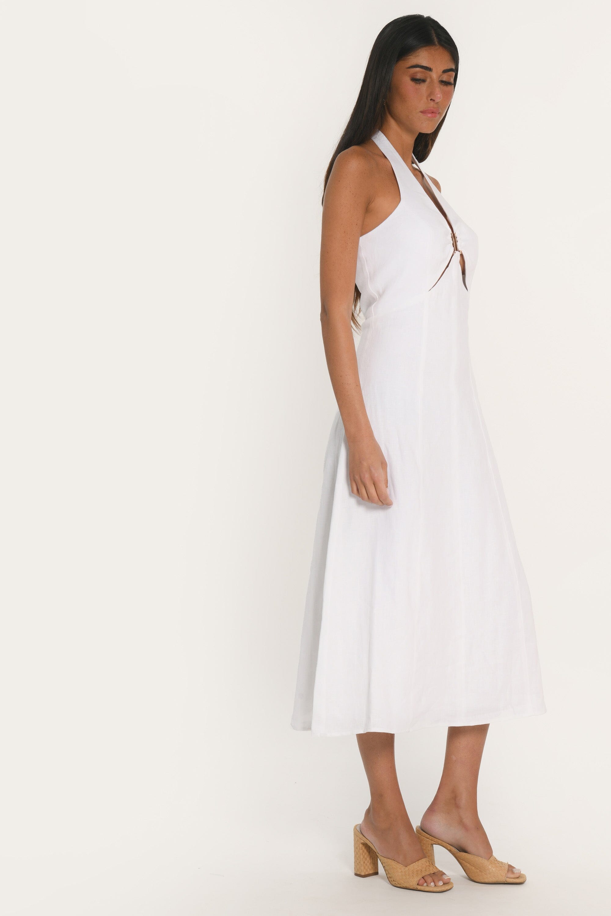 ROBE MIDI - ALICE - BLANC ROBE NEW KOOKAI Mode Kookai