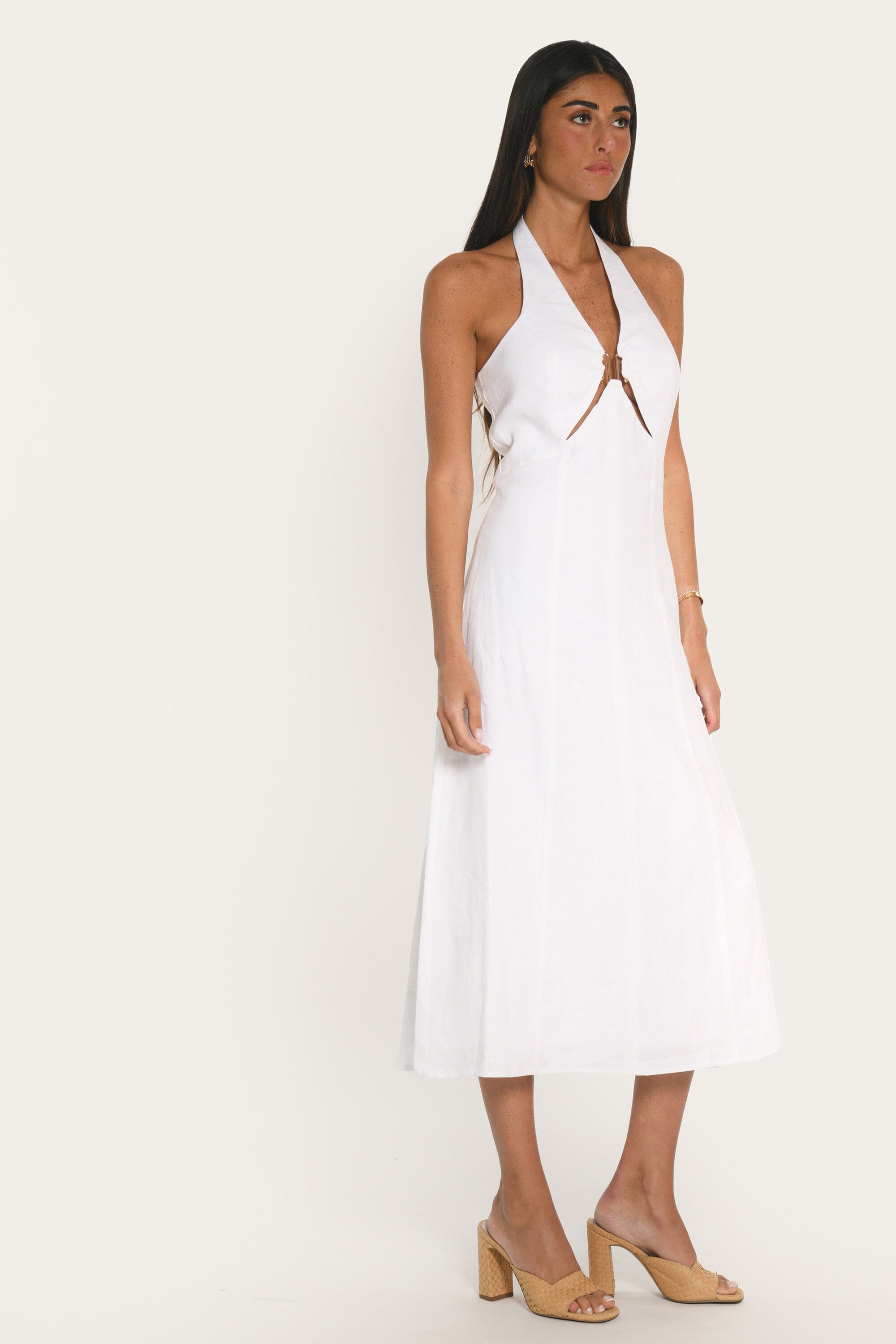 ROBE MIDI - ALICE - BLANC ROBE NEW KOOKAI Mode Kookai