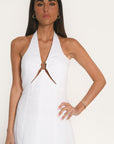 ROBE MIDI - ALICE - BLANC ROBE NEW KOOKAI Mode Kookai