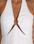 ROBE MIDI - ALICE - BLANC ROBE NEW KOOKAI Mode Kookai