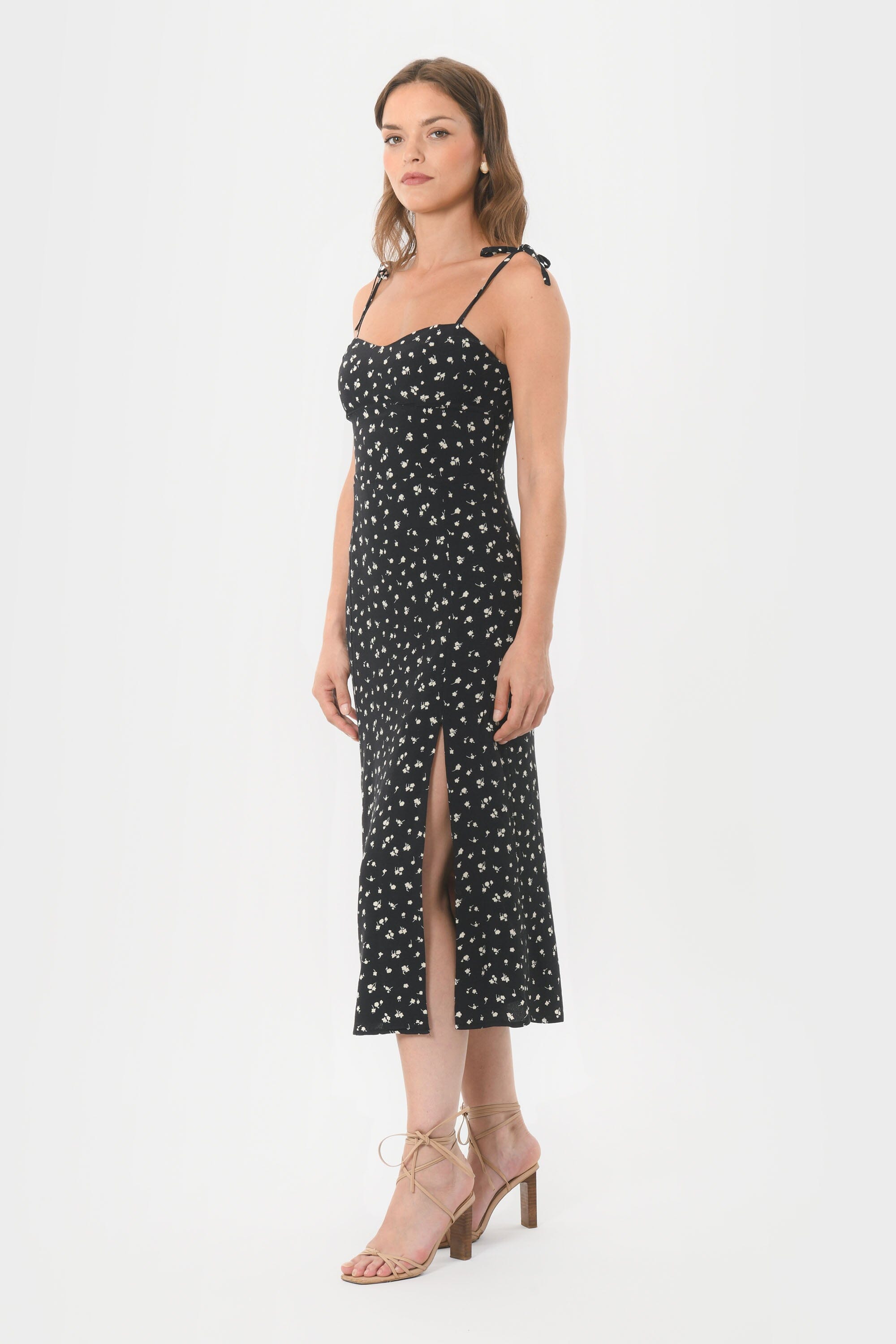 ROBE MIDI - ALLISTAIR - NOIR ROBE NEW KOOKAI Mode Kookai