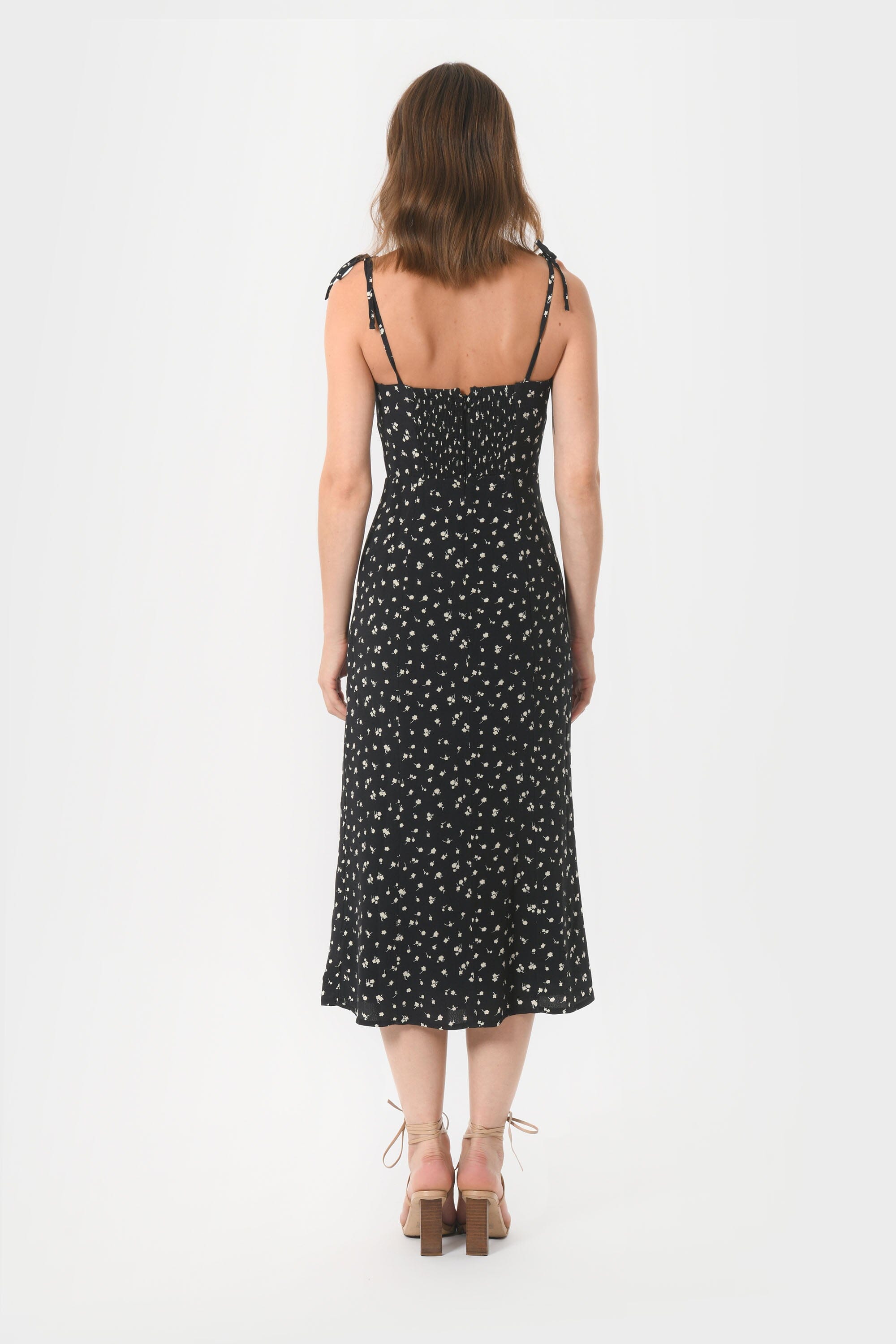 ROBE MIDI - ALLISTAIR - NOIR ROBE NEW KOOKAI Mode Kookai