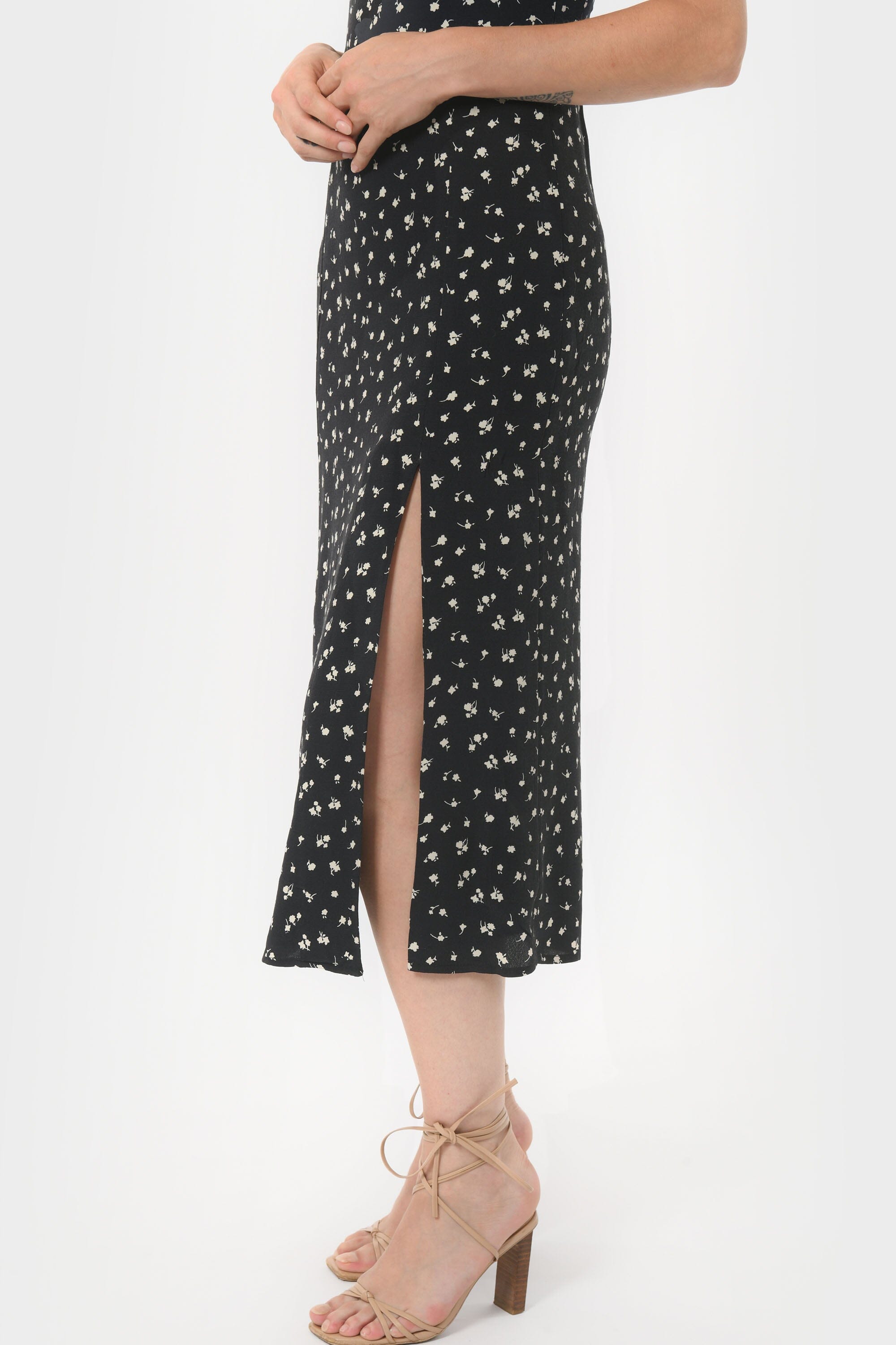 ROBE MIDI - ALLISTAIR - NOIR ROBE NEW KOOKAI Mode Kookai