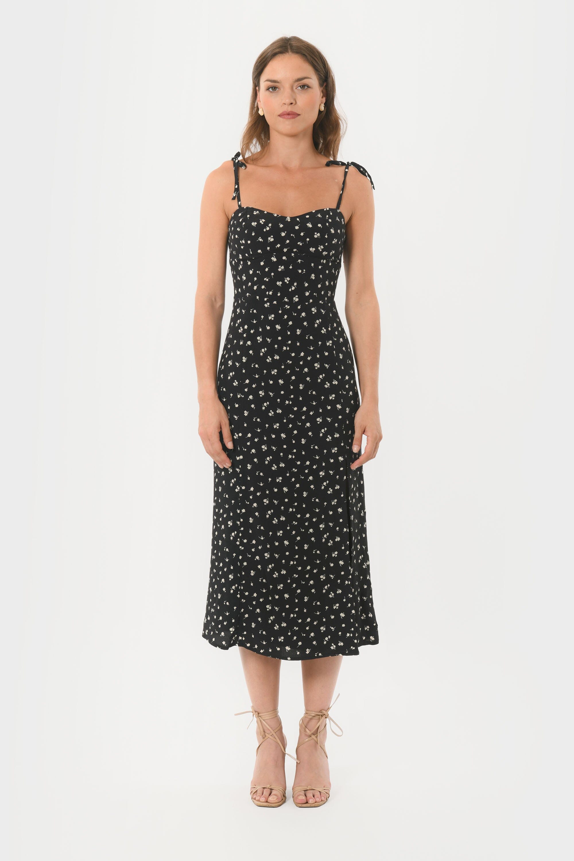 ROBE MIDI - ALLISTAIR - NOIR ROBE NEW KOOKAI Mode Kookai
