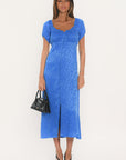 ROBE MIDI - AURIA - BLEU ROBE NEW KOOKAI Mode Kookai