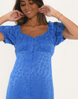 ROBE MIDI - AURIA - BLEU ROBE NEW KOOKAI Mode Kookai