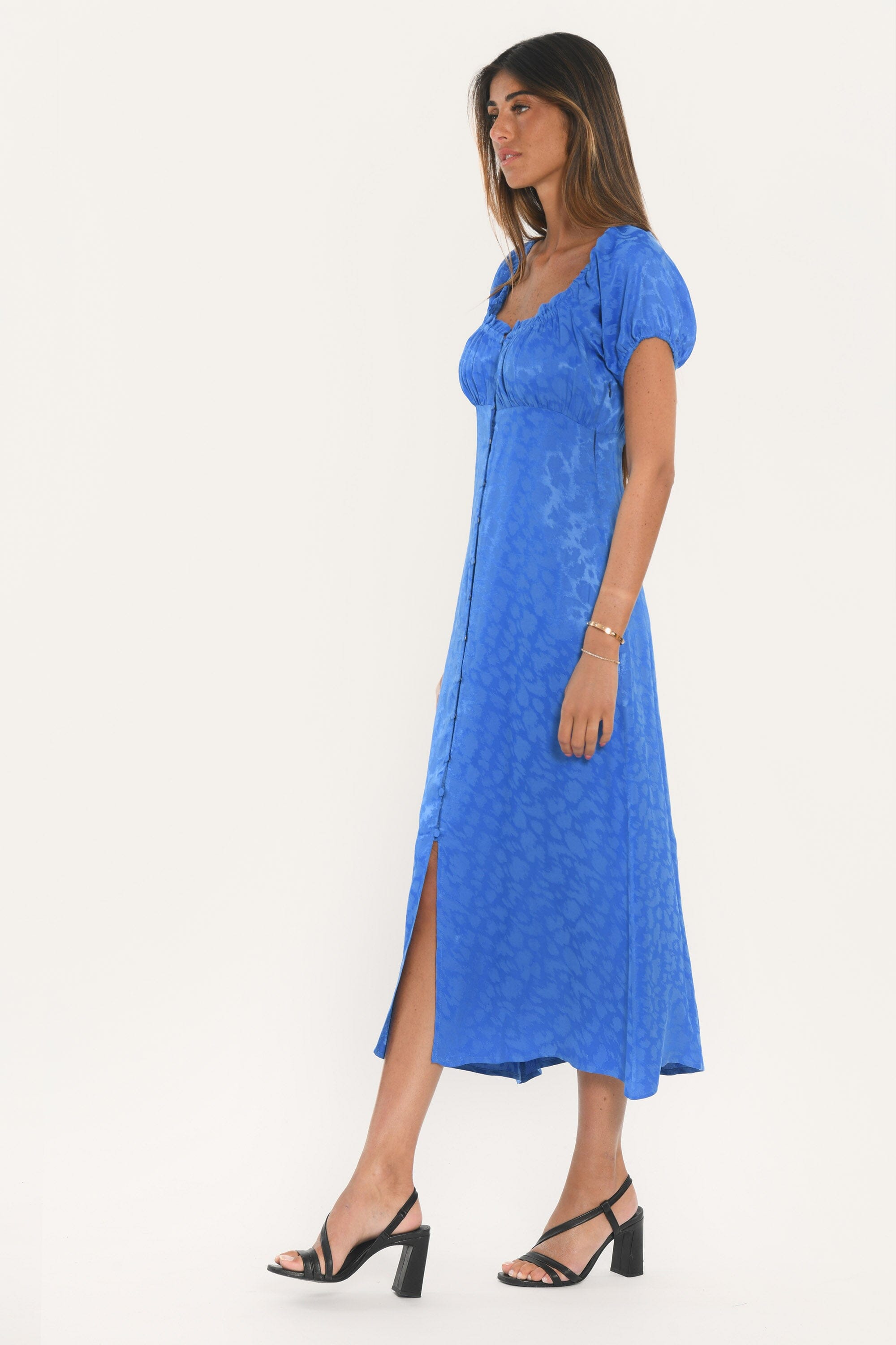 ROBE MIDI - AURIA - BLEU ROBE NEW KOOKAI Mode Kookai