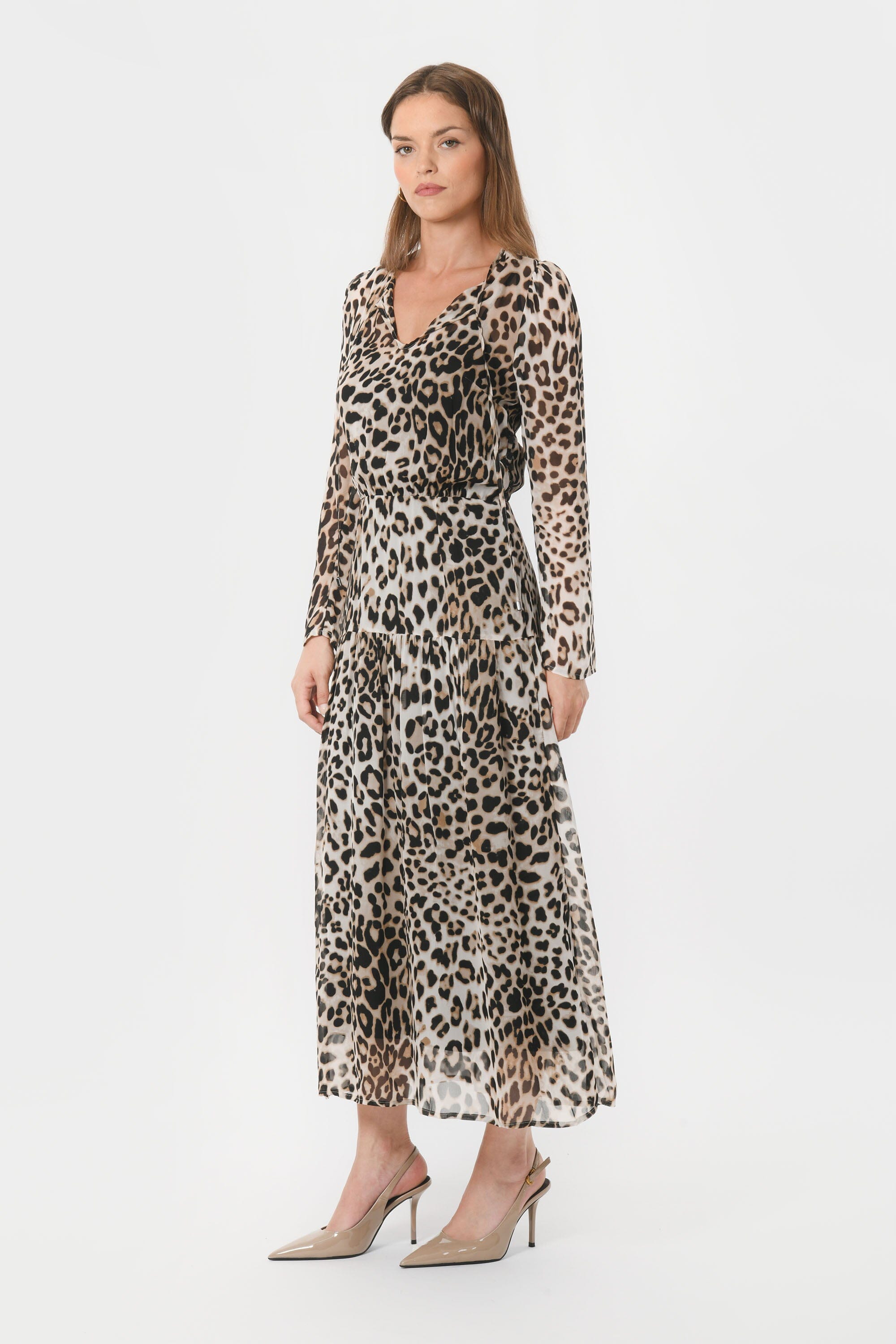 ROBE MIDI - BANKA - ECRU ROBE NEW KOOKAI Mode Kookai