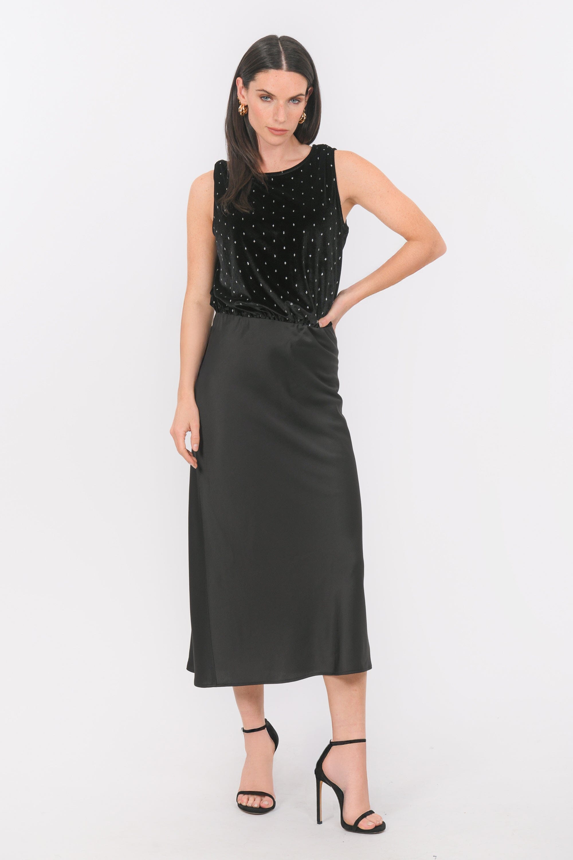 ROBE MIDI - BOETIE - NOIR ROBE NEW KOOKAI Mode Kookai