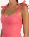 ROBE MIDI BRETELLES - ALICE - FUSCHIA ROBE NEW KOOKAI Mode Kookai