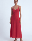 ROBE MIDI - CANDY ROUGE ROBE NEW KOOKAI Mode Kookai