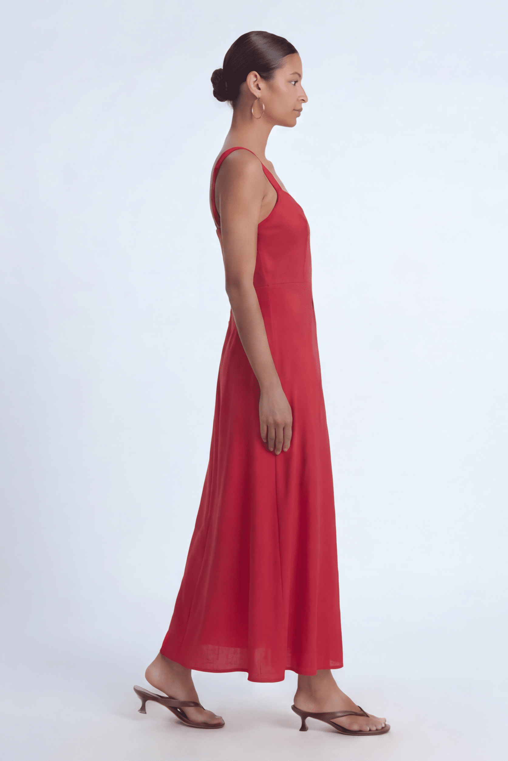 ROBE MIDI - CANDY ROUGE ROBE NEW KOOKAI Mode Kookai