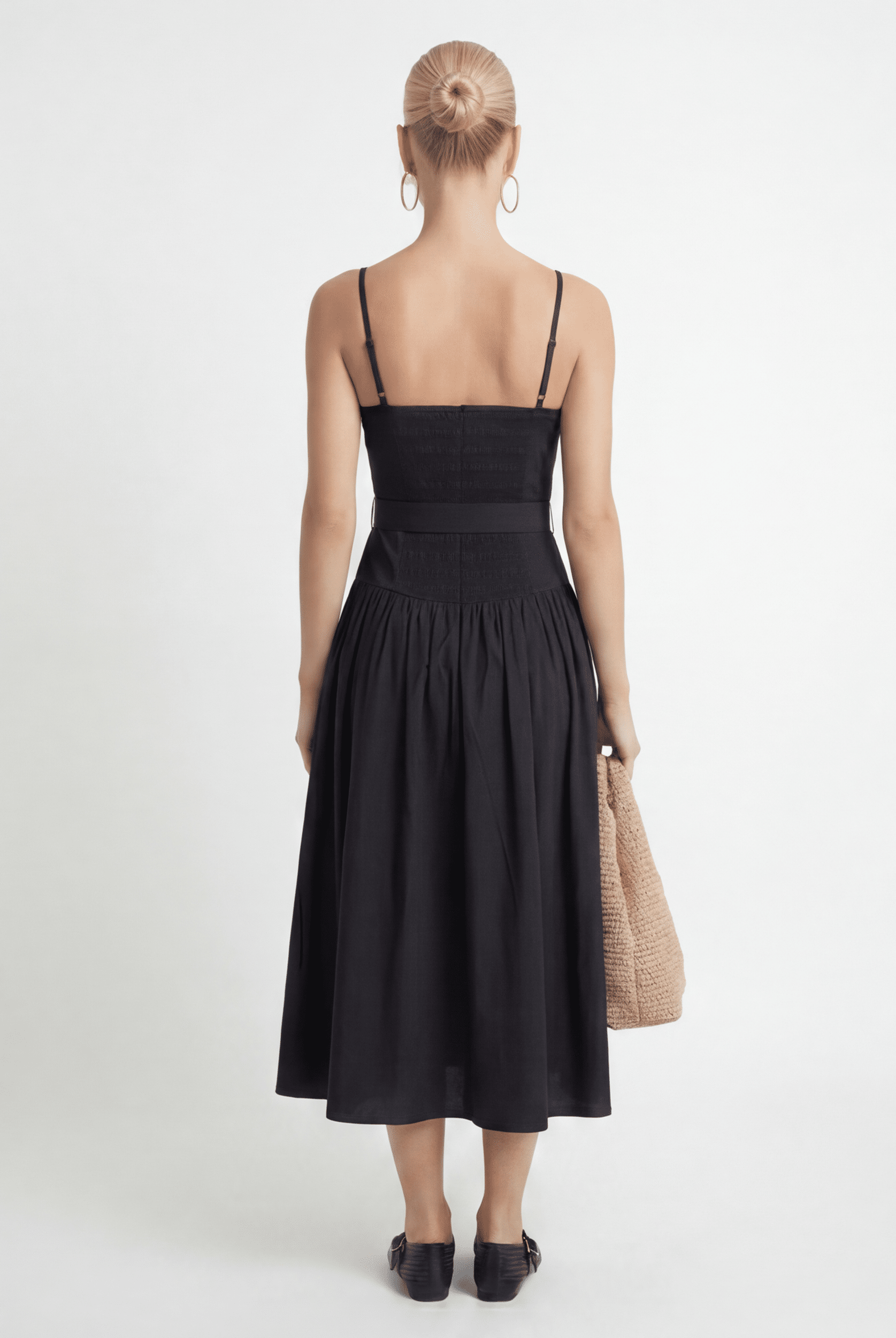 ROBE MIDI - CELIA - NOIR ROBE NEW KOOKAI Mode Kookai