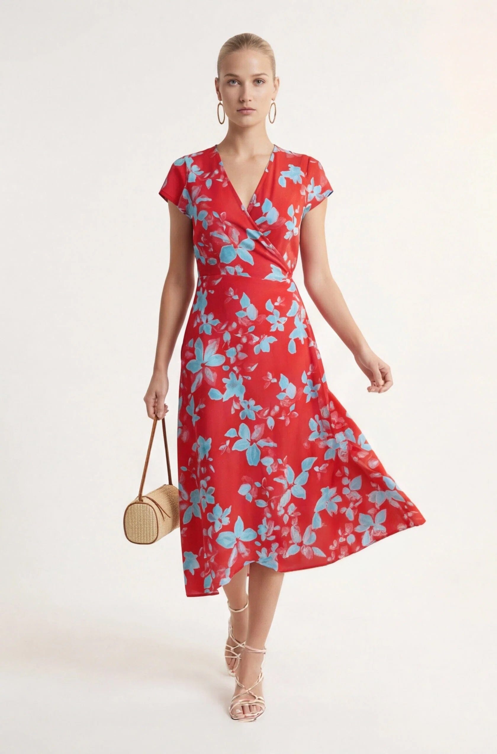 ROBE MIDI - CLARA - ROUGE ROBE NEW KOOKAI Mode Kookai
