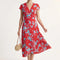 ROBE MIDI - CLARA - ROUGE ROBE NEW KOOKAI Mode Kookai