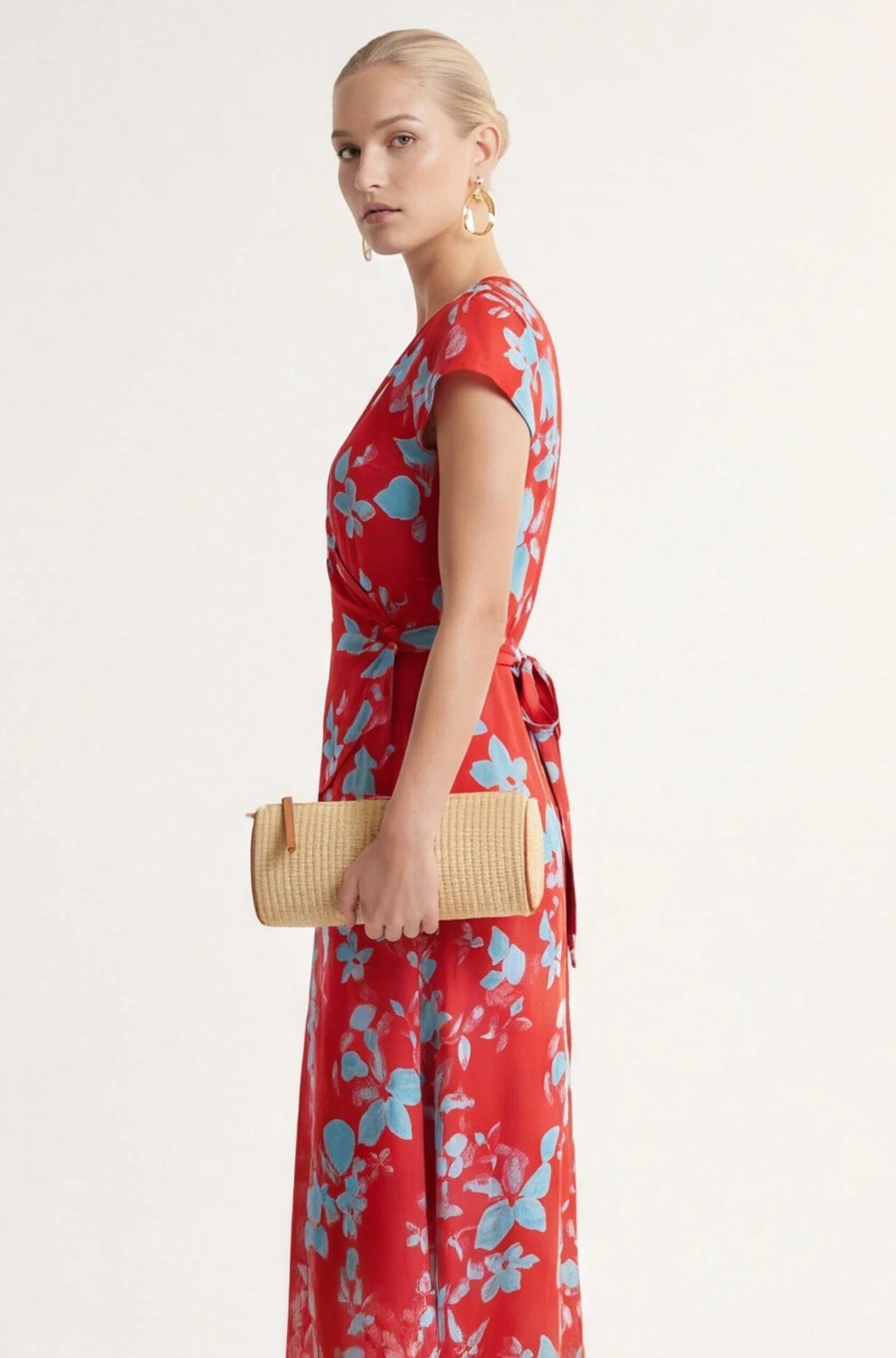 ROBE MIDI - CLARA - ROUGE ROBE NEW KOOKAI Mode Kookai
