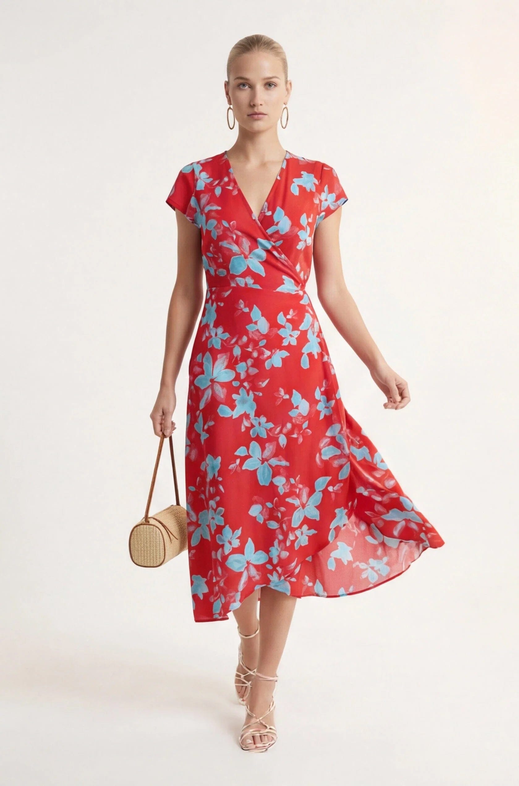ROBE MIDI - CLARA - ROUGE ROBE NEW KOOKAI Mode Kookai