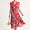 ROBE MIDI - CLARA - ROUGE ROBE NEW KOOKAI Mode Kookai
