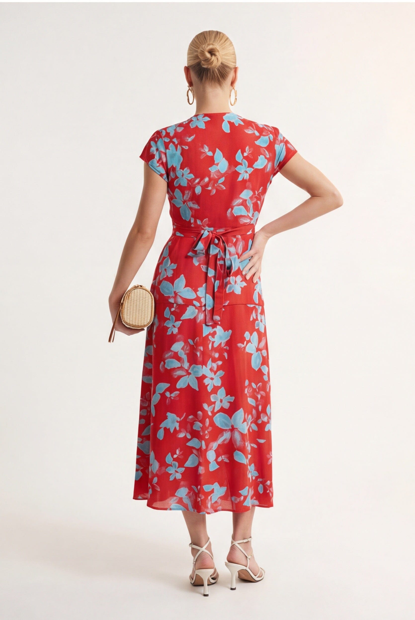 ROBE MIDI - CLARA - ROUGE ROBE NEW KOOKAI Mode Kookai