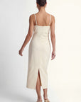 ROBE MIDI - CLARENCE - CREME ROBE NEW KOOKAI Mode Kookai