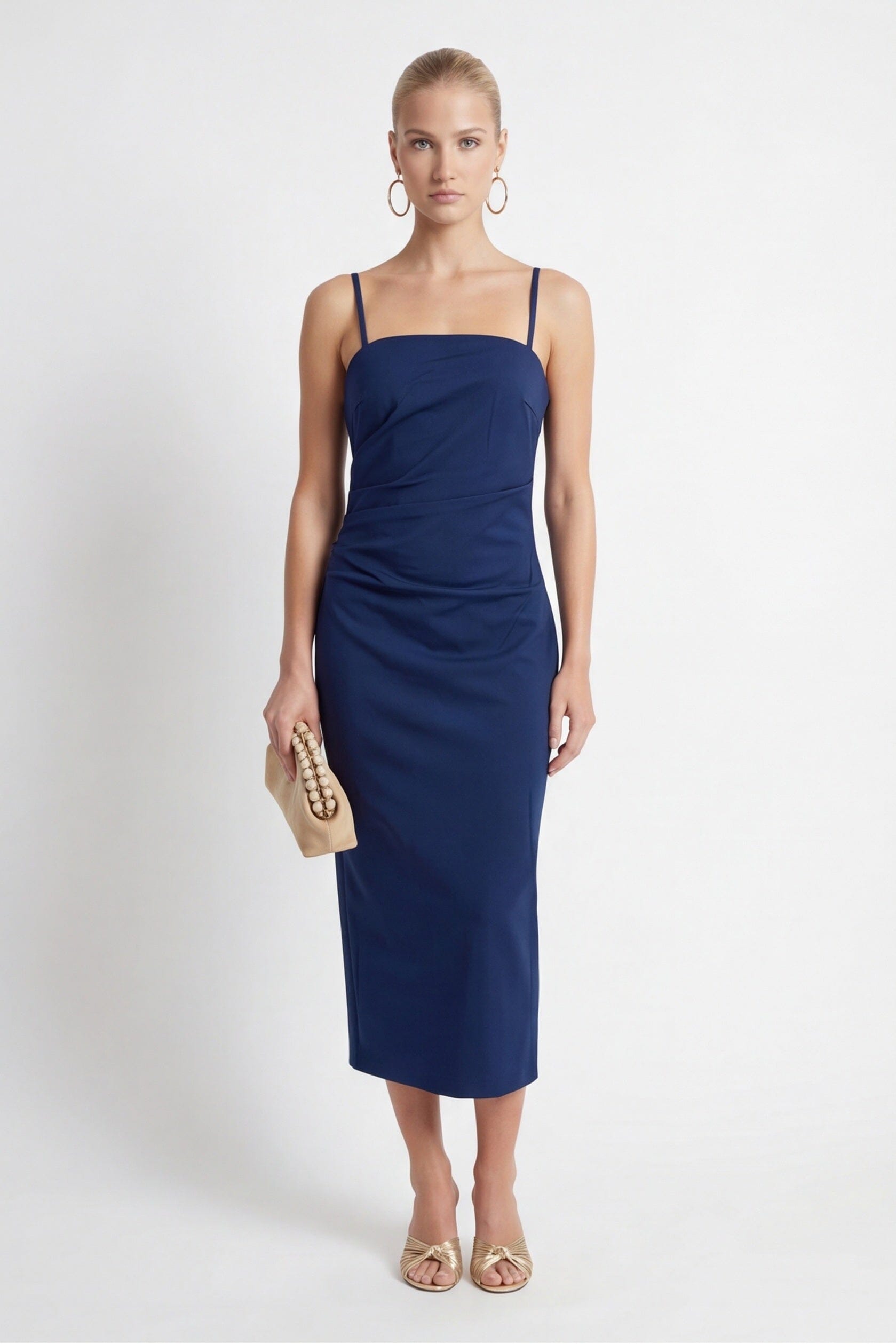 ROBE MIDI - CLARENCE - INDIGO ROBE NEW KOOKAI Mode Kookai