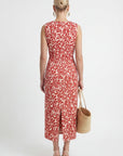 ROBE MIDI - CLARISSA - GRENAT ROBE NEW KOOKAI Mode Kookai