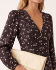 ROBE MIDI - DELILAH - CHOCOLAT ROBE NEW KOOKAI Mode Kookai