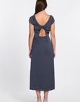 ROBE MIDI ELLIS BLEU ECLIPSE ROBE KOOKAI Mode Kookai