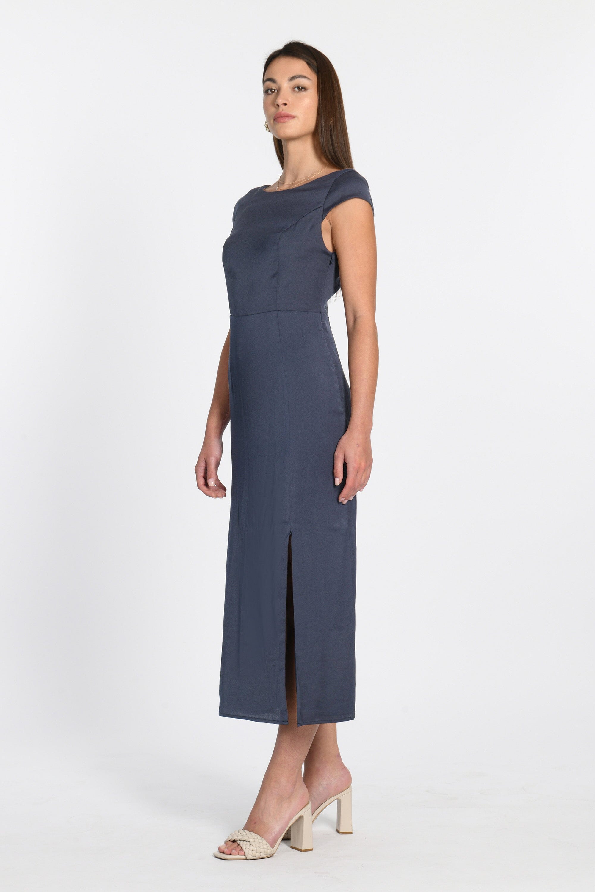 ROBE MIDI ELLIS BLEU ECLIPSE ROBE KOOKAI Mode Kookai