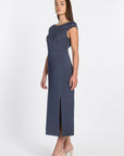ROBE MIDI ELLIS BLEU ECLIPSE ROBE KOOKAI Mode Kookai