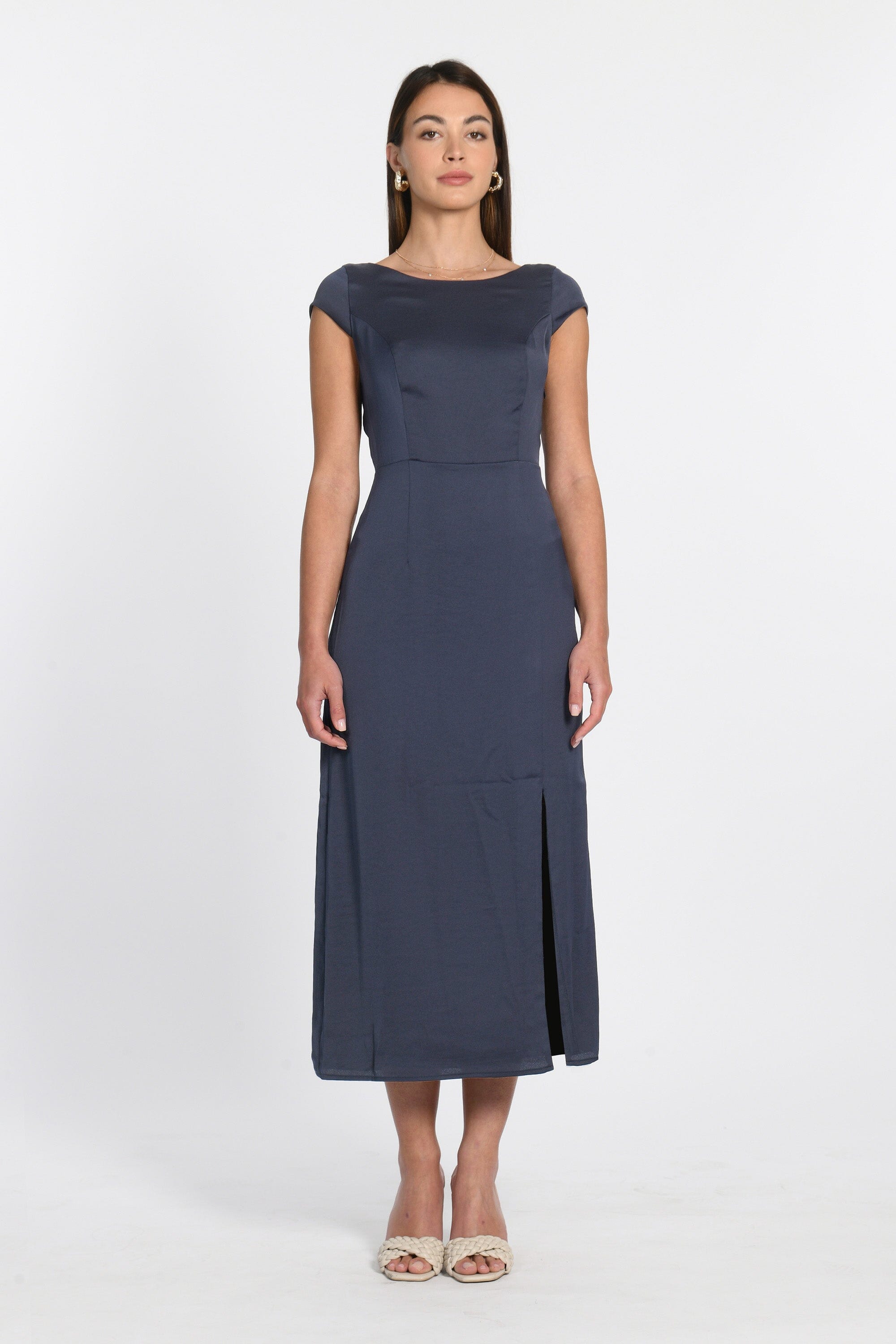 ROBE MIDI ELLIS BLEU ECLIPSE ROBE KOOKAI Mode Kookai