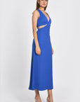 ROBE MIDI ELLIS CYAN ROBE KOOKAI Mode Kookai
