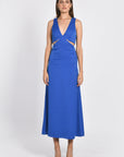 ROBE MIDI ELLIS CYAN ROBE KOOKAI Mode Kookai