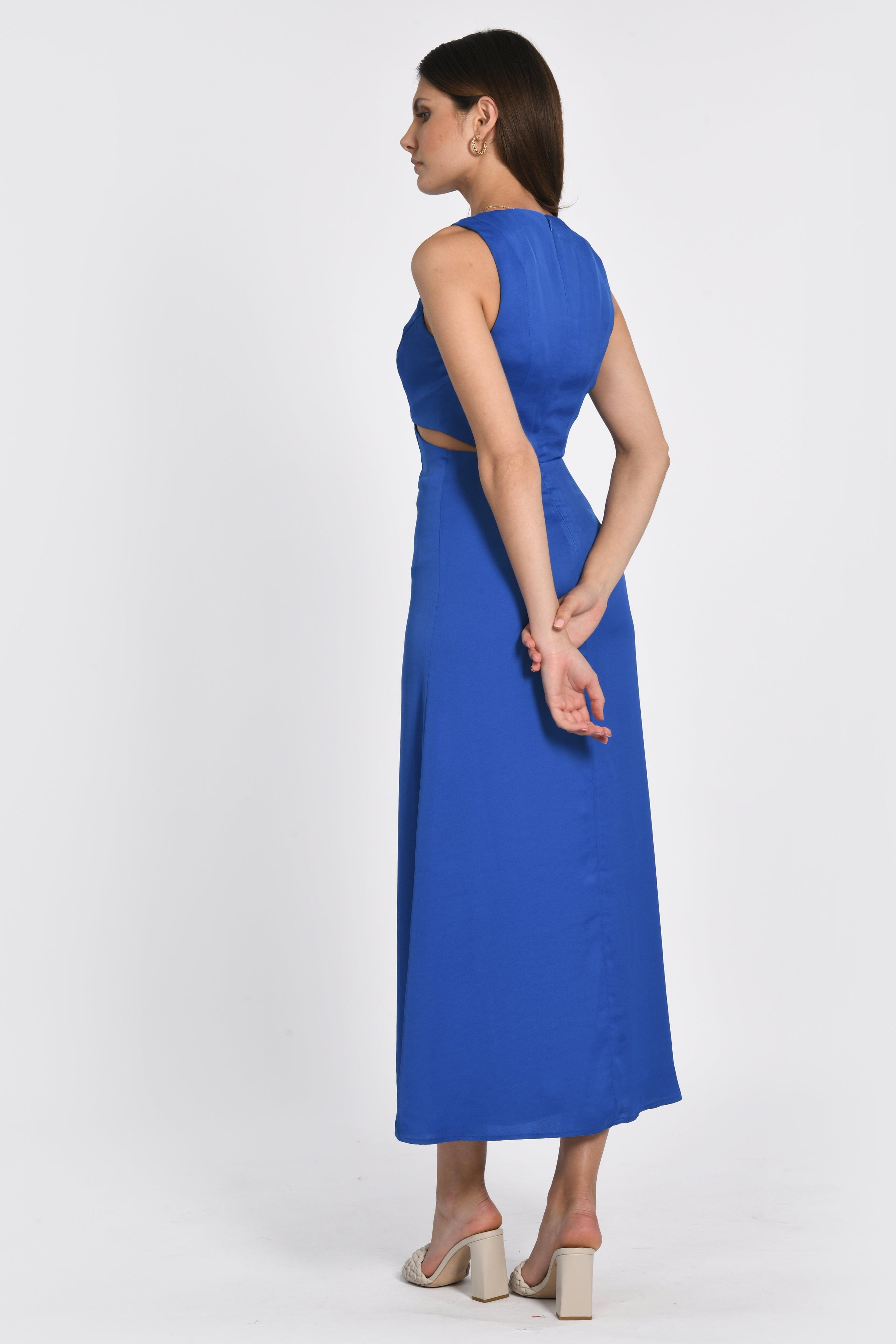 ROBE MIDI ELLIS CYAN ROBE KOOKAI Mode Kookai